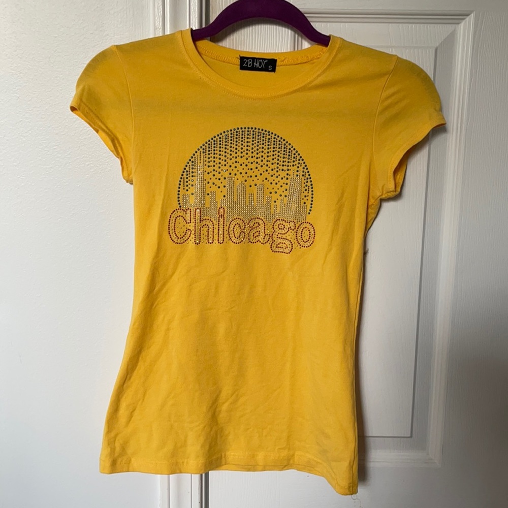 Yellow Chicago Top/ Size S